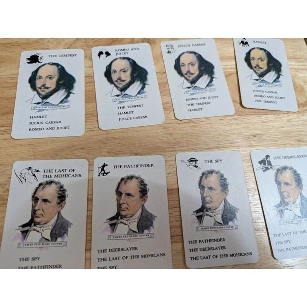Whitehall Authors card game 1987 Mark Twain case Hong‎ Kong